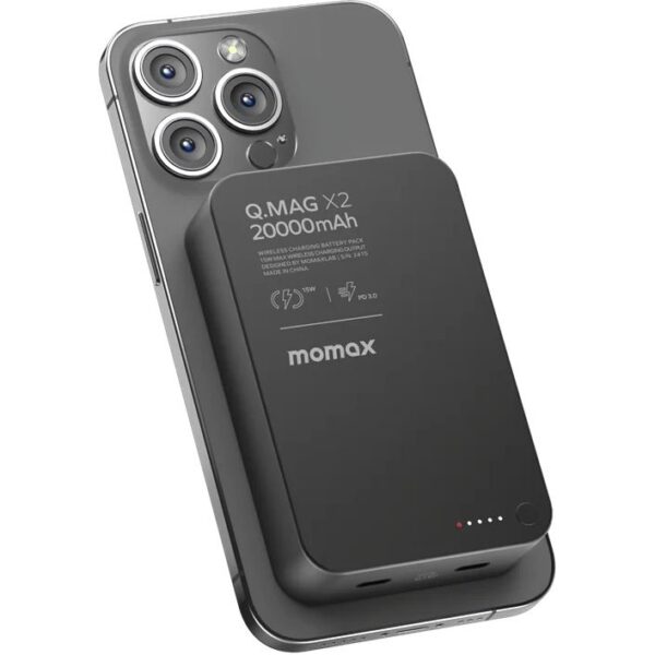 پاوربانک وایرلس شارژ20000 مومکس مدلQ.MAG X2 IP133 - Image 3