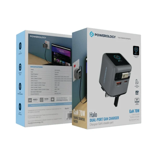 شارژردیواری پاورلوژی 70 واتی مدل PWCUQC051 - Image 4