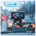 دوربین خودرو پاورولوژی مدل P4KCAM108 ۴K دو دوربین - Image 6