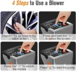 جامپ استارتر و پمپ باد چند کاره مدل GF01 - Image 5